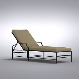 Carmel Chaise Painted Metal
