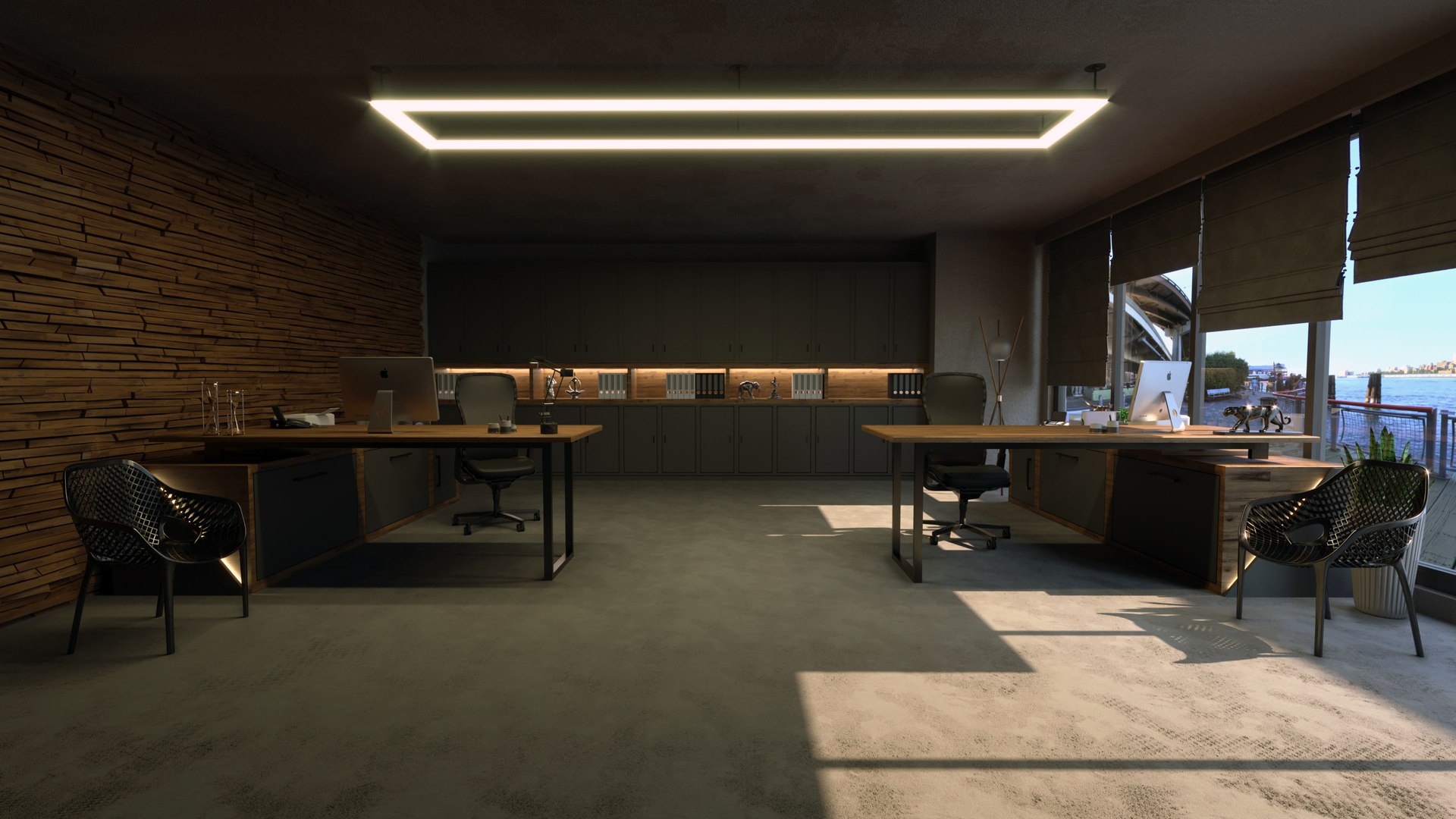 Interior Design Office 3D Model - TurboSquid 1883739