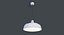 Lampada a sospensione a soffitto lowpoly