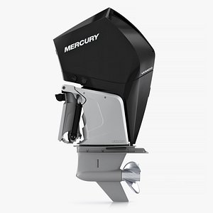 3D mercury 300c verado outboard motor