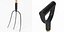 Three-tined pitchfork