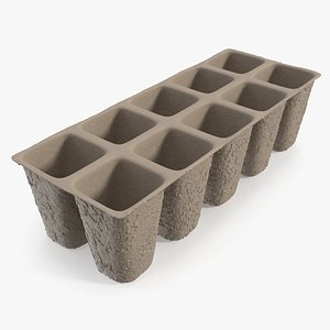 3D Biodegradable Planting Tray for Seedlings