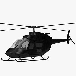 3D model helicopter
