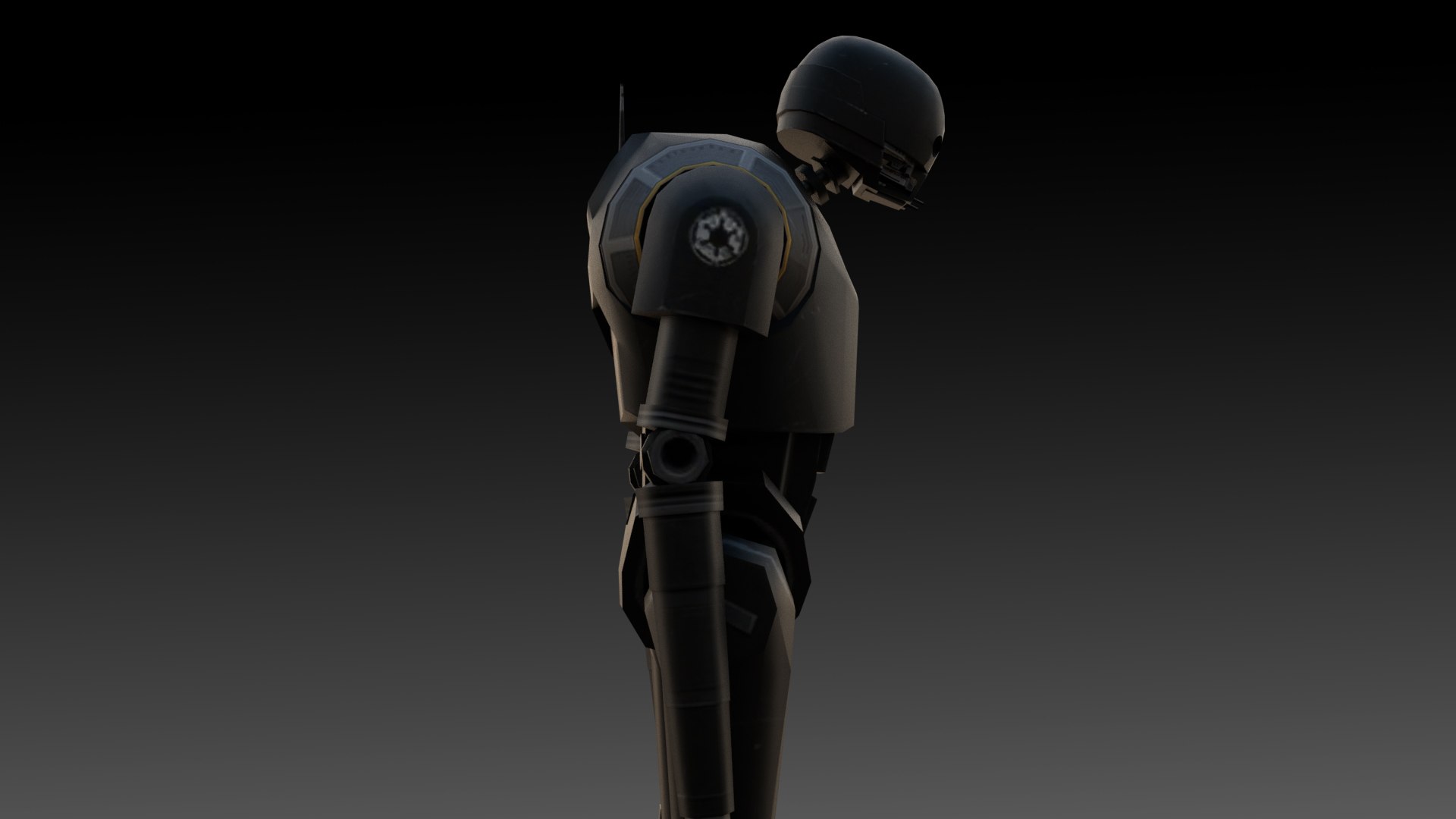 K-2SO Star Wars 3D Model High-Quality Rigged Model - TurboSquid 2367567