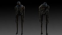 K-2SO Star Wars High-Quality Rigged
