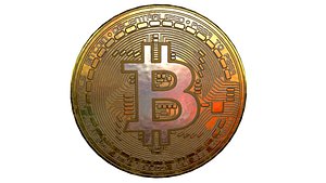 Bitcoin Token 3D Model