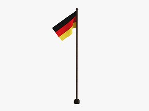 3D Germany Flag model