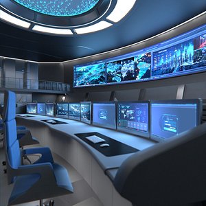 monitoring Center Command Center 3D model