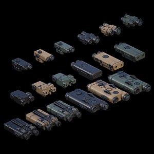 3D PEQ Units 01 PACK model