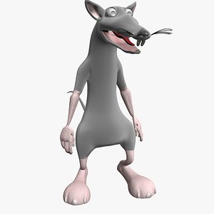 3D Happy Dancing Mouse Rigged 3D Cartoon model