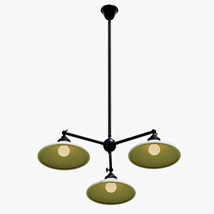 Modern 3 Light Pendant Chandelier