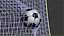 scene soccer ball goal 3D model