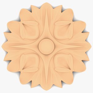 classical interior wall 3d model