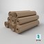 Kraft Paper Rolls Stack