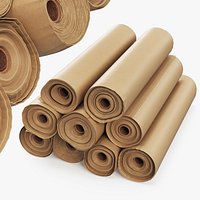 Kraft Paper Rolls Stack