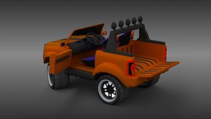 3D battery car model