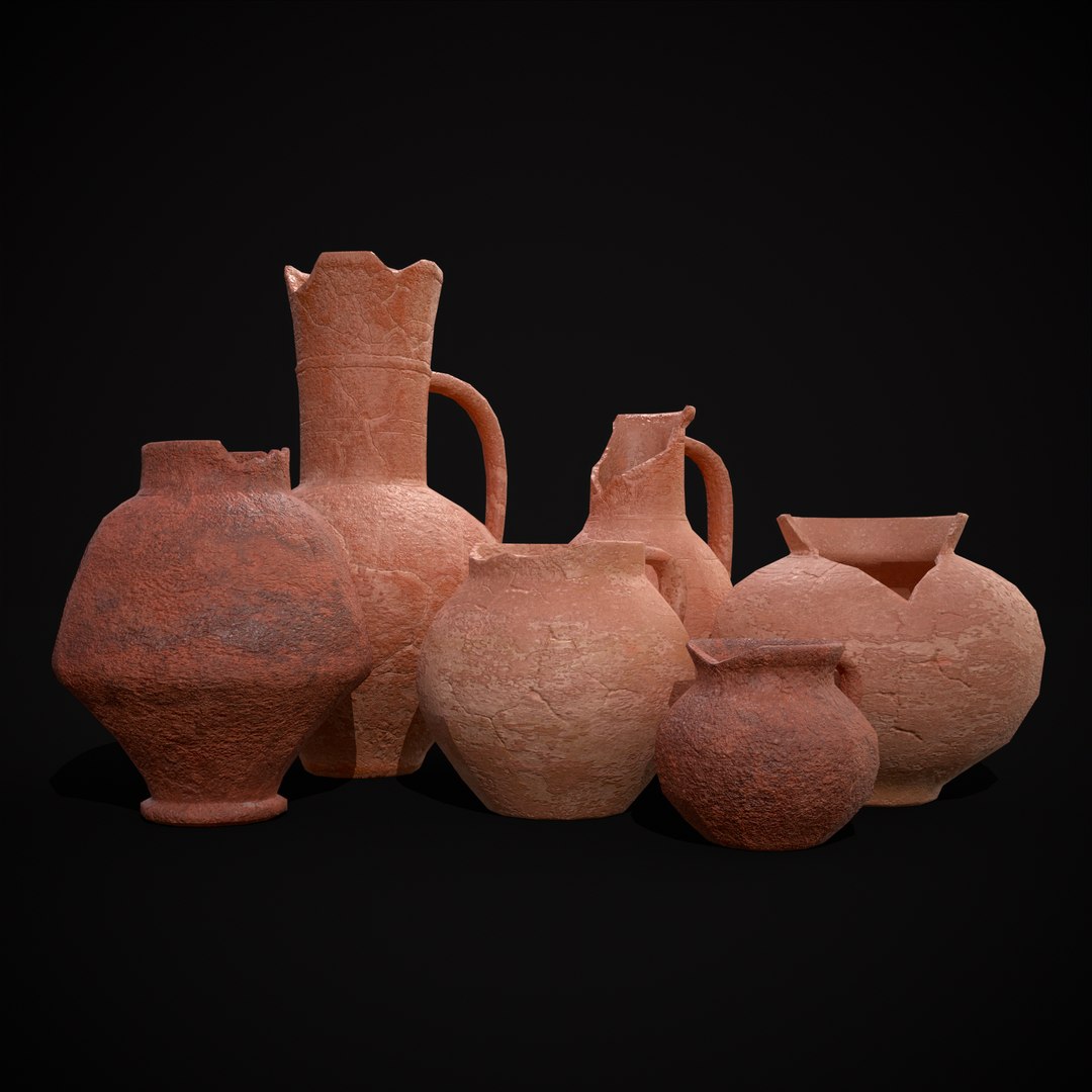 3D Broken Ceramic Pottery Set https://p.turbosquid.com/ts-thumb/zN/RHXwSK/JW/r9/png/1700441457/1920x1080/fit_q87/37846b89f3b9f28a5759eac8195338ade1714e3a/r9.jpg