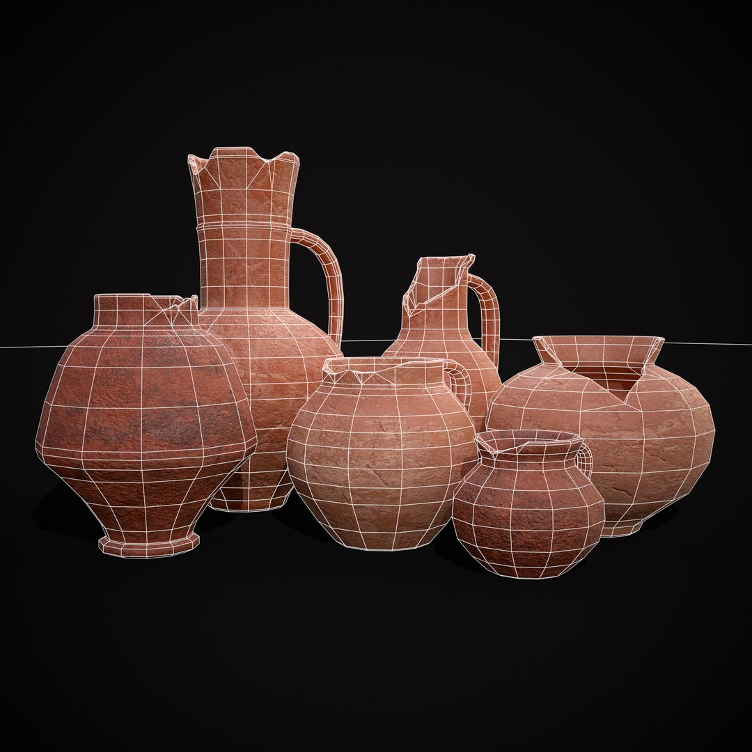 3D Broken Ceramic Pottery Set https://p.turbosquid.com/ts-thumb/zN/RHXwSK/rp/r18/png/1700442824/1920x1080/fit_q87/8d11d85ef9a2386647d08d425abe13670f141eb1/r18.jpg