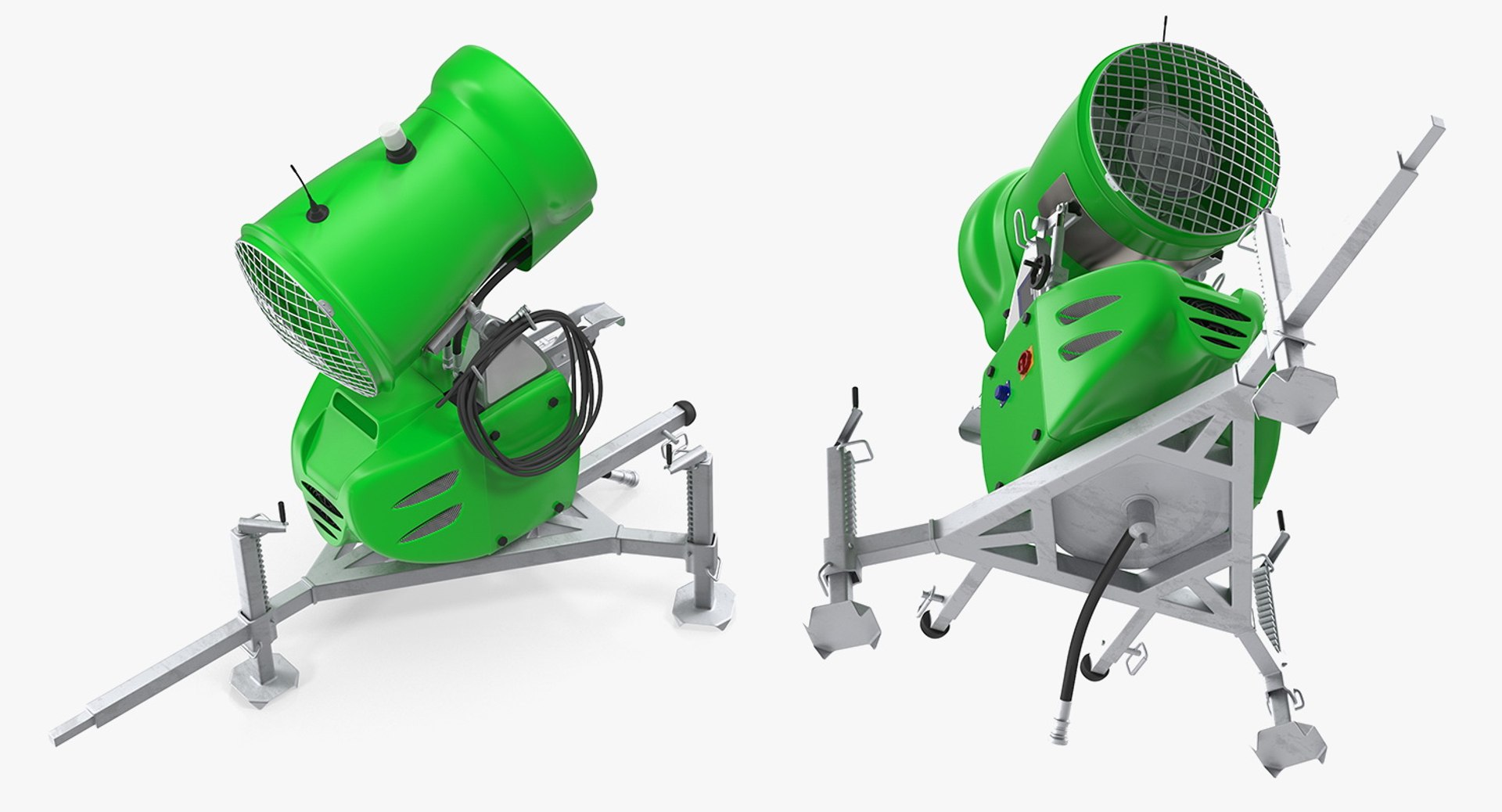 3D Model Snow Gun Generic Rigged TurboSquid 1415532