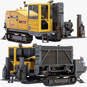 3D model Drilling Rig Machine XZ320E PBR