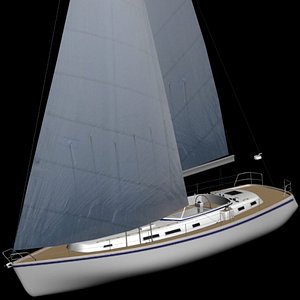 hallberg rassy 3d model