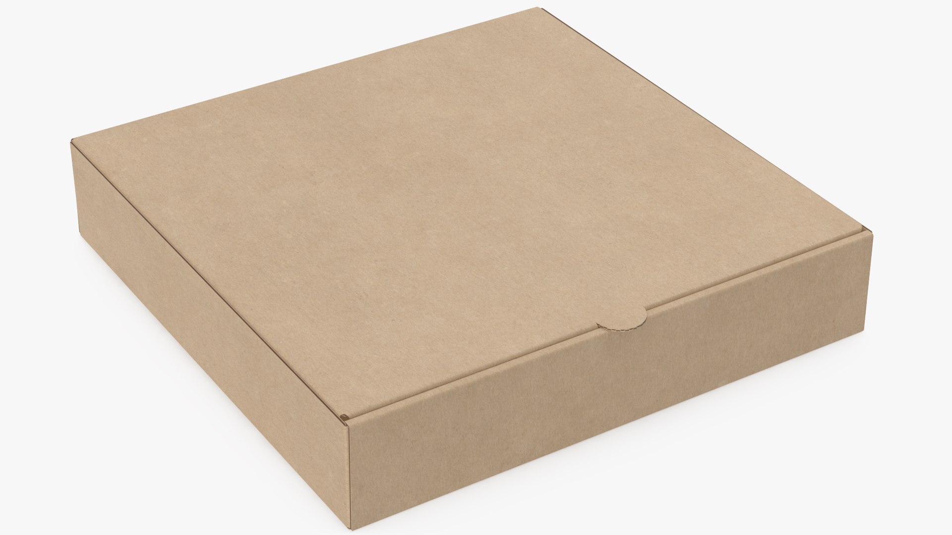 6 Inch Brown Corrugated Pizza Box