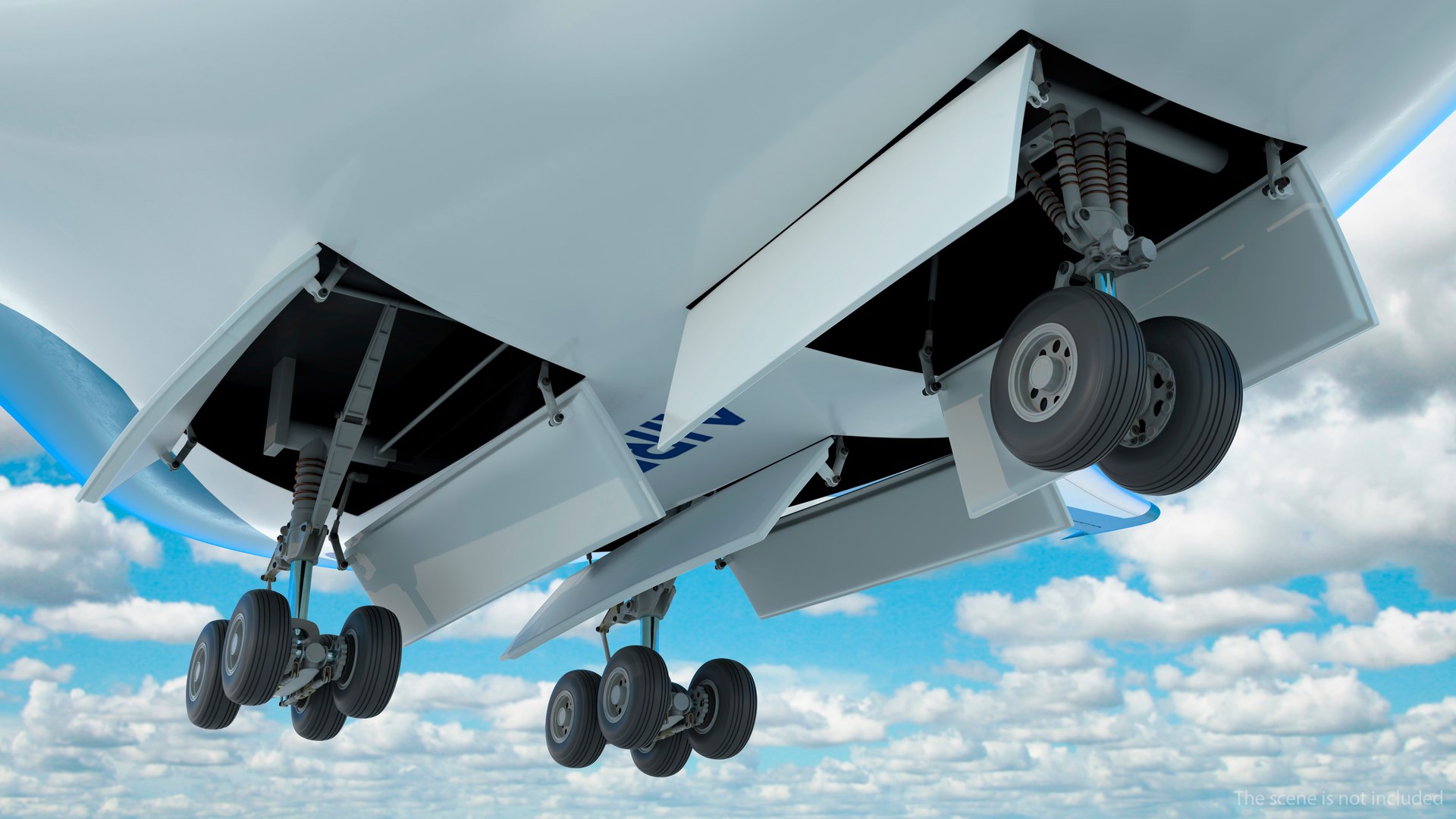 3D Airbus ZEROe Blended-Wing Body Rigged - TurboSquid 2040299