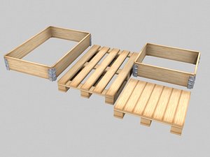 Pallet with collar