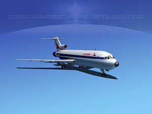 3d airline boeing 727 727-200