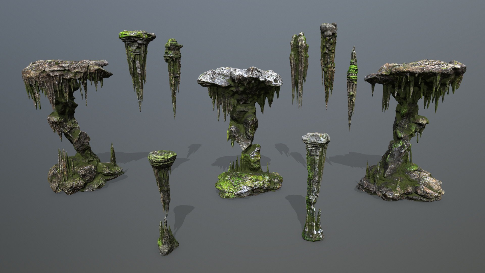 3D Cave Rocks Model - TurboSquid 2371337