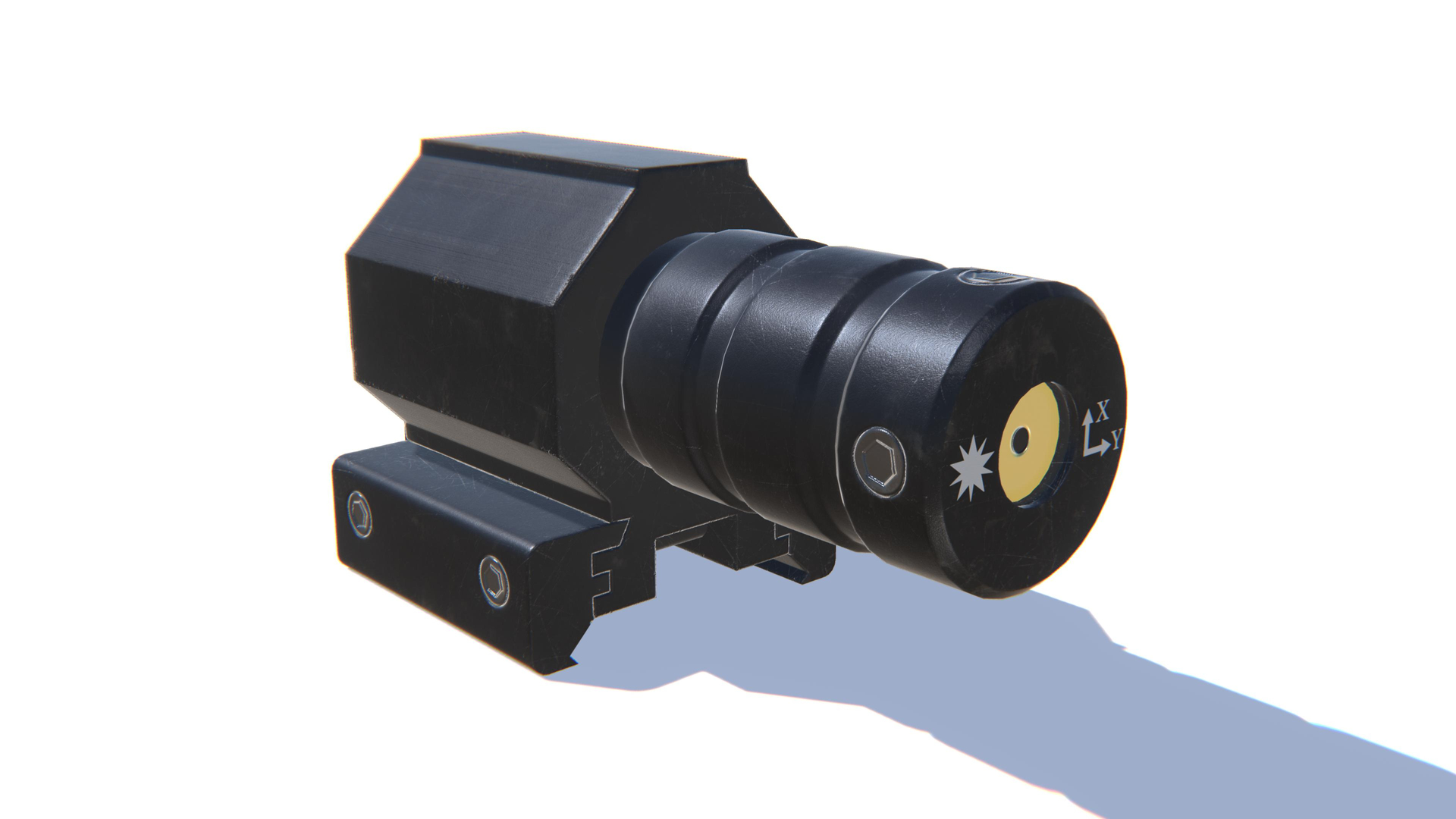 Tactical Red Dot Laser Low-poly 3D model https://p.turbosquid.com/ts-thumb/zN/b157Xy/rJ/turnable/jpg/1634144096/1920x1080/turn_fit_q99/3ee21cdb011a30609ab448cf2e6f066377a35170/turnable-1.jpg