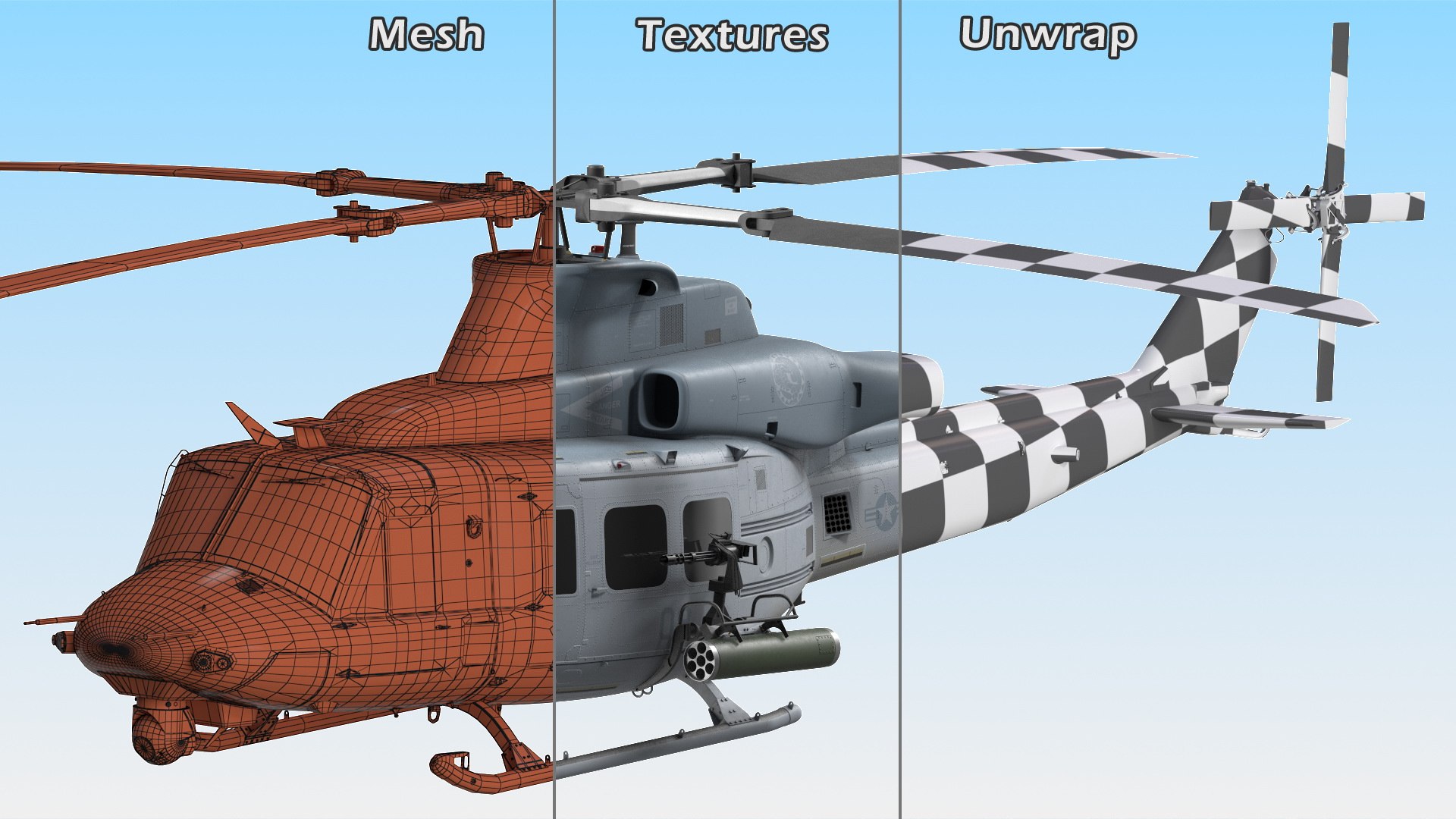 3D Bell UH1Y Venom Helicopter Exterior Only https://p.turbosquid.com/ts-thumb/zN/de7h5s/0n/belluh1yvenomhelicopterexterioronly3dmodel029/jpg/1632914563/1920x1080/fit_q87/0751b8aa700047beba8e42f3fd60a1209c67d245/belluh1yvenomhelicopterexterioronly3dmodel029.jpg