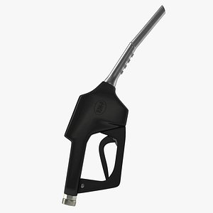 gas pump black 3d model