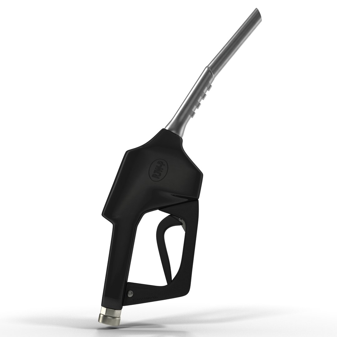 Gas Pump Black 3D Model 3D model preview