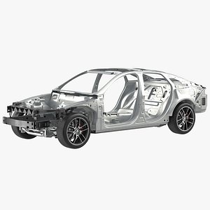 Car Frame with Chassis