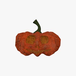 Jacks Halloween Pumpkin Lamp PBR Game ready low-poly 3D model