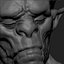 Creature Head Sculpture