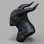 Creature Head Sculpture