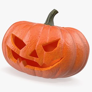 scary halloween pumpkin 3D model