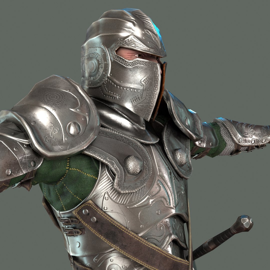 Medieval Knight 3d Model