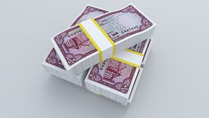 Bangladesh 10 Taka Banknote ND 1978 Issue Obverse 3D Model BDT10