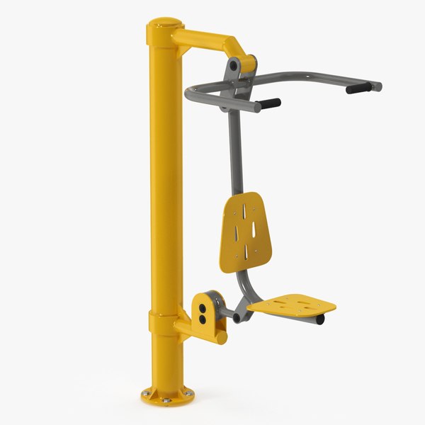 Pull Chair Outdoor Trainer Yellow 3D