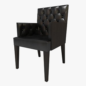3d chesterfield armchair
