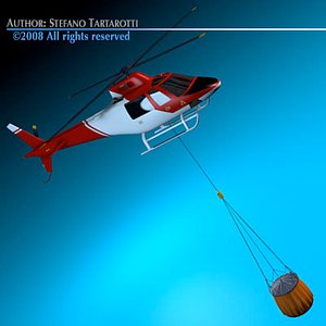 Firefighting helicopter