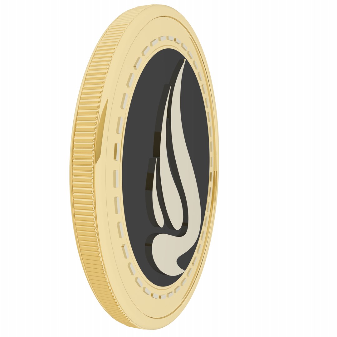 Elphyrecoin Cryptocurrency Gold Coin 3D - TurboSquid 1855886