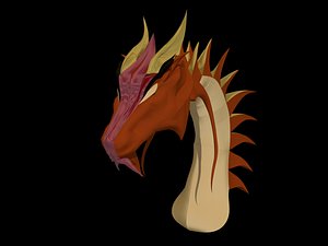 dragon head 3D model