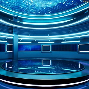 3D UE5 Virtual Set model