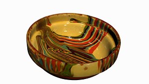 rustic bowl 3D model