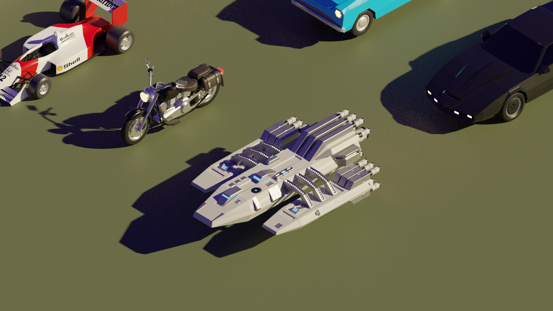 3D Model Low Poly Vehicles - TurboSquid 2210721