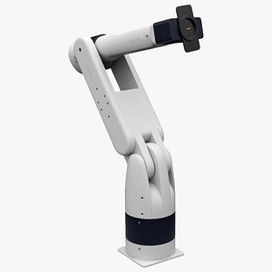 Industrial Robot Arm Rigged for Cinema 4D model